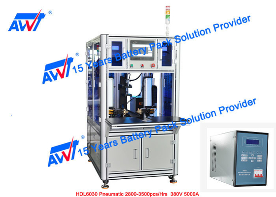 Van de het Lithiumbatterij van AWT Automatische de Vleklasser Double Side 18650 32650 HDL6030 Pneumatische 2800-3500pcs/Hours 380V 5000A